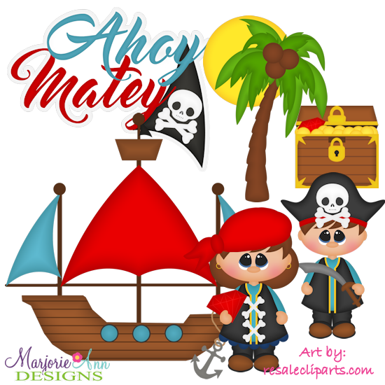 Ahoy Matey EXCLUSIVE SVG Cutting Files + Clipart - Click Image to Close